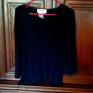 Joseph A black Silk evening wear. Size XL